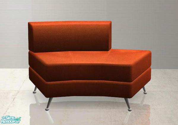 Sims 2 — Modern Living Recolors - Sectional Sofa short Back red by ShinoKCR — 