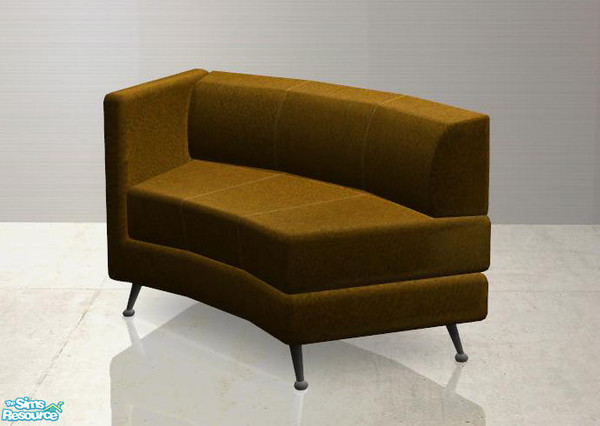 Sims 2 — Modern Living Recolors - Sectional Sofa with Armrest brown by ShinoKCR — 