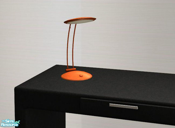 Sims 2 — Modern Living Recolors - Desklamp red by ShinoKCR — 