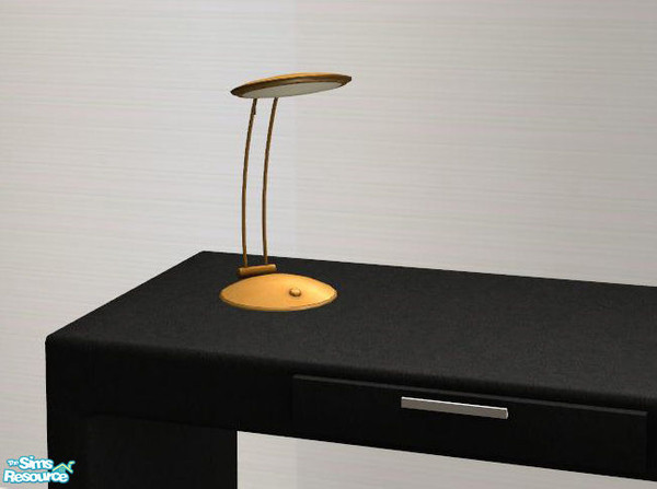 Sims 2 — Modern Living Recolors - Desklamp brown by ShinoKCR — 