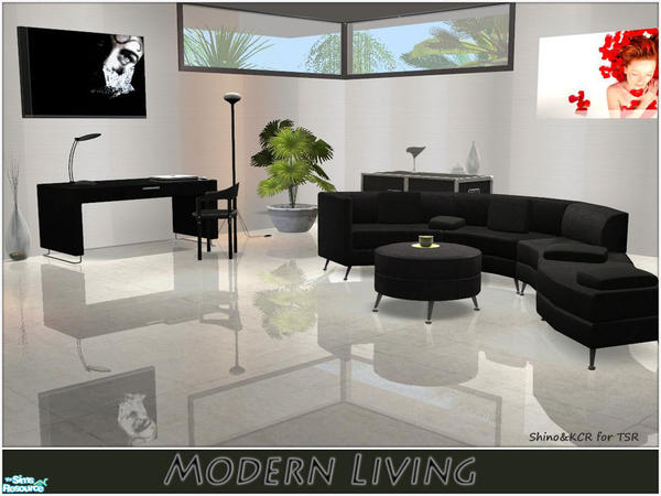 sims 2 modern living room