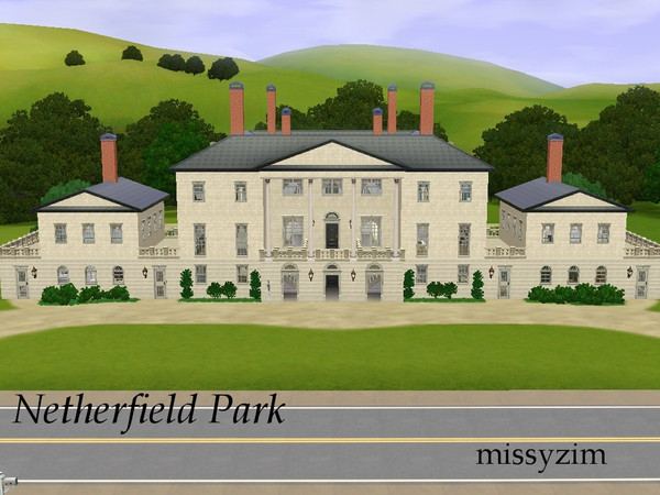 Sims 3 — Netherfield Park by missyzim — Netherfield Park home of Charles Bingley in the 2005 version of Pride and