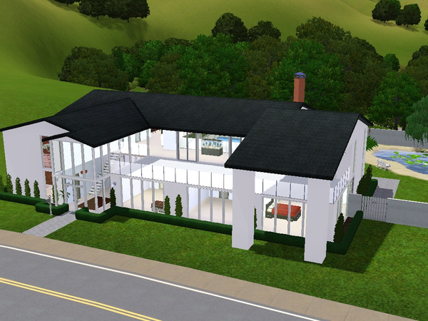 Sims 3 — Fuller Drive by skagrl7250 — Very open, 4 bedrooms, 4 bathrooms, living room, family room, office, gym, pool,