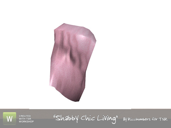Sims 3 — Shabby Chic Sofa Blanket. by TheNumbersWoman — Just thrown around for that comfy feel. By RicciNumbers at TSR.