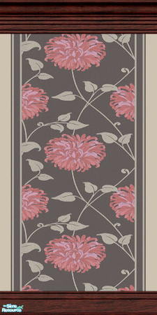 Sims 2 — Yasmeen Wall Collection - #01 by paintedladysims — 1 of 11 wall designs in the collection.