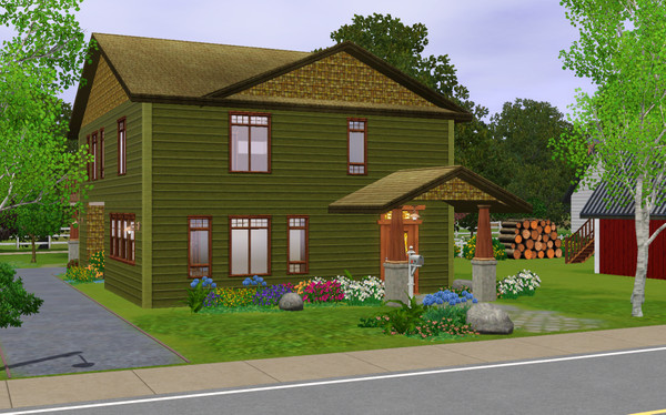 Sims 3 — The Hyacinth by peachy146 — A spacious bungalow for your Sims! 3 Bedroom 2.5 bath with attached garage. Large