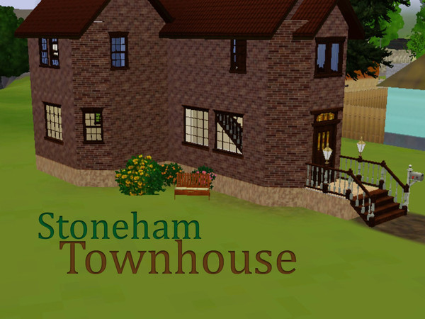 Sims 3 — Stoneham Townhouse -- 2br, 2ba by kskizz — A traditional, fully-furnished home for your sims. Perfect for any