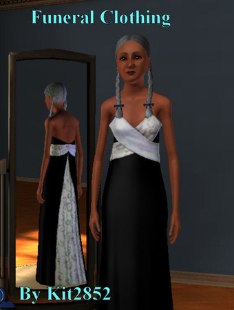Sims 3 — funeral    for elder by kit2852 — Part of my funeral collection