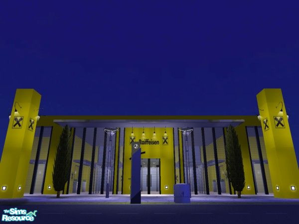 Sims 2 — RAIFFEISENBANK by ivanhorvatsb — RAIFFEISENBANK; Complete it furnishing and decorating
