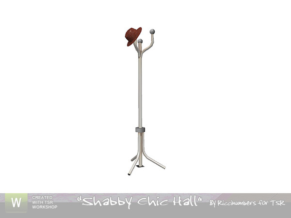 Sims 3 — Shabby Chic Hall Coat Rack by TheNumbersWoman — Whats a hall without a coat rack? I ask Ya? By RicciNumbers at