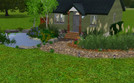 Sims 3 — Cloverdale House by DaniMac — Secluded 2 bedroom one bath home. Enjoy your fishing in your private pond and
