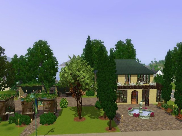 Sims 3 — Open Air Market  by jadepanther198303 — Buy a book , eat dinner explore the market shops but keep a close eye on