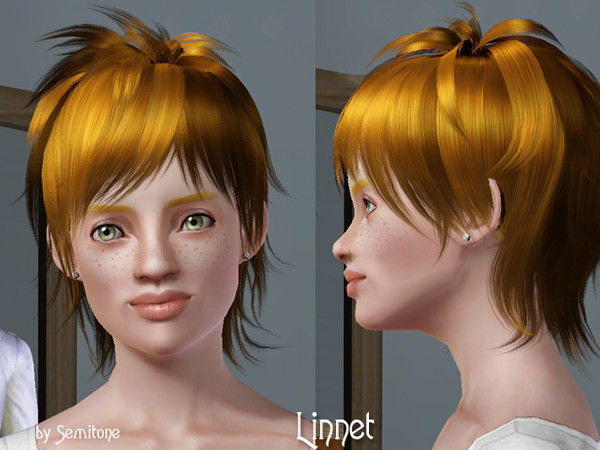 Sims 3 — Linnet by Semitone — Without hair. The best view with: - Aikea Guinea - Default Replacement Skintone V1 - FEMALE