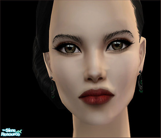 Sims 2 — Persephone Lips - Red by flinn — Pure red.