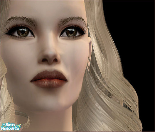 Sims 2 — Persephone Lips - Dark nude by flinn — Dark nude.