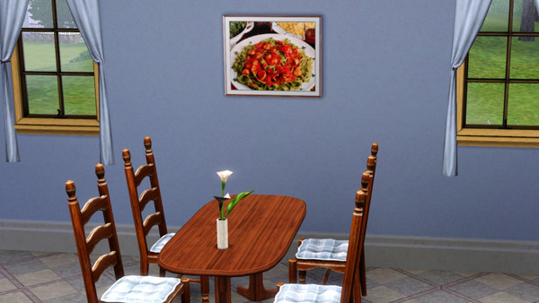 Sims 3 — Fettuccine verdi al funghetto by tit_ferr — Fettuccine verdi al funghetto