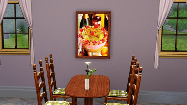 Sims 3 — Dolce all'alkermes con savoiardi by tit_ferr — Dolce all'alkermes con savoiardi