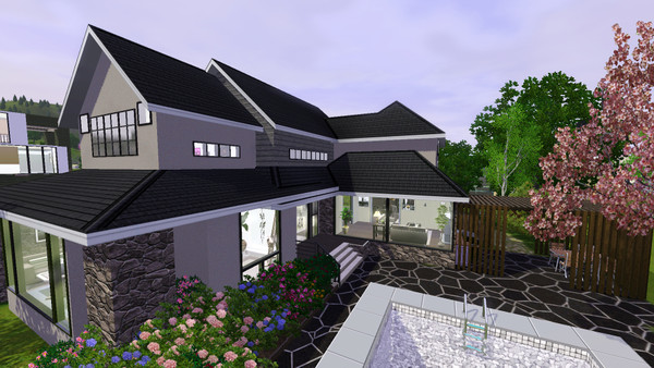 Sims 3 — Ziptonhome 66 by flying — a nice medium house for a family up to four person, fine interior design so you feel