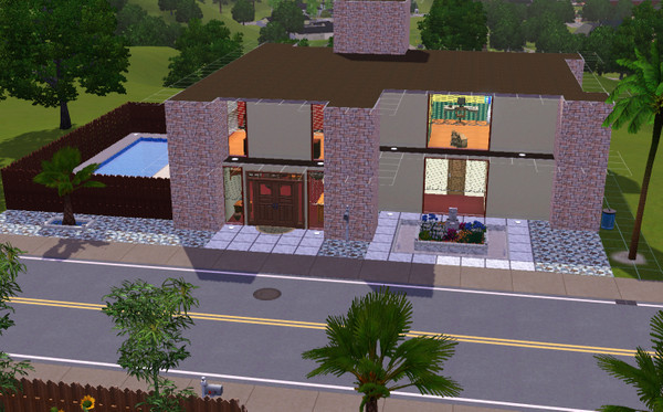 Sims 3 — Villa DIANA by artemis80 — Comfy and cozzy Villa with 3 bedrooms, 2 bathrooms, 2 living rooms, dressing rooms