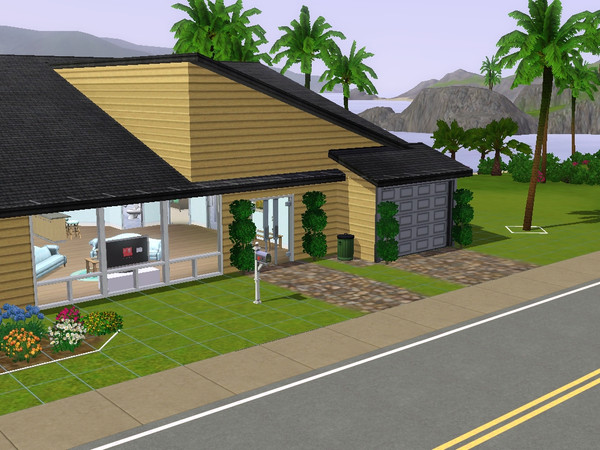 Sims 3 — Beach Side Life by confused_claire — This home is perfect for those who love the beach.... with access from the