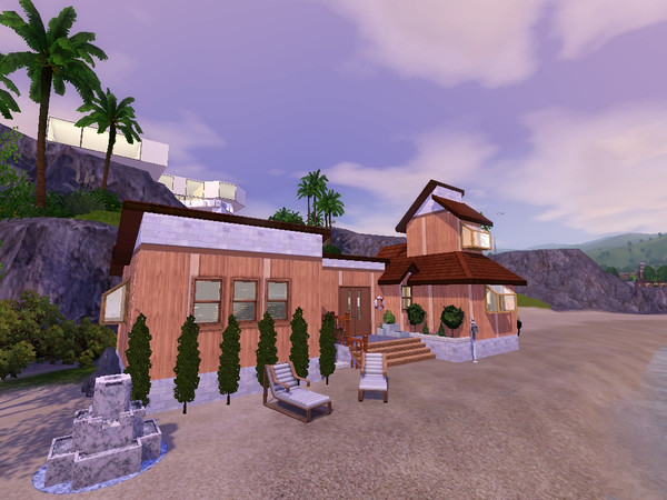 Sims 3 — Beach House by baterka — A small and cozy house for your sims to enjoy. It includes some surprises like cool