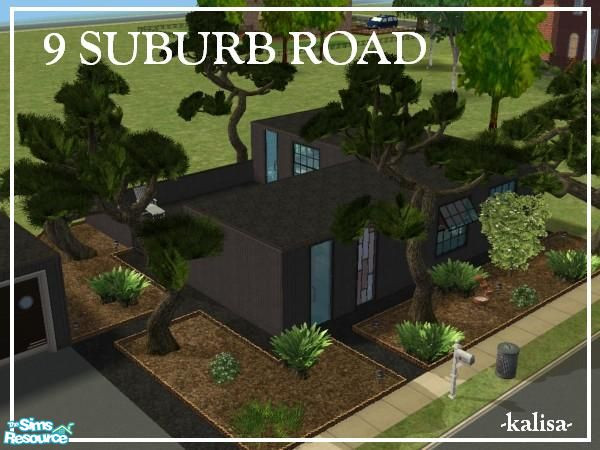 Sims 2 — 9 Suburb Road by -kalisa- — This little modern house is suitable for a small family. Garage, pool, nice