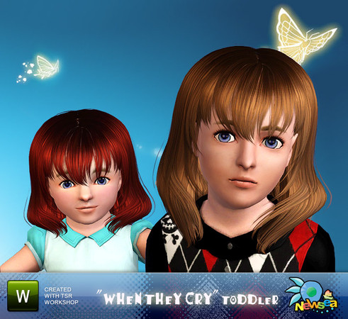 Sims 3 — Newsea WhenTheyCry Female  toddler Hairstyle  by newsea — This hairstyle by N is for female. Works for toddler.