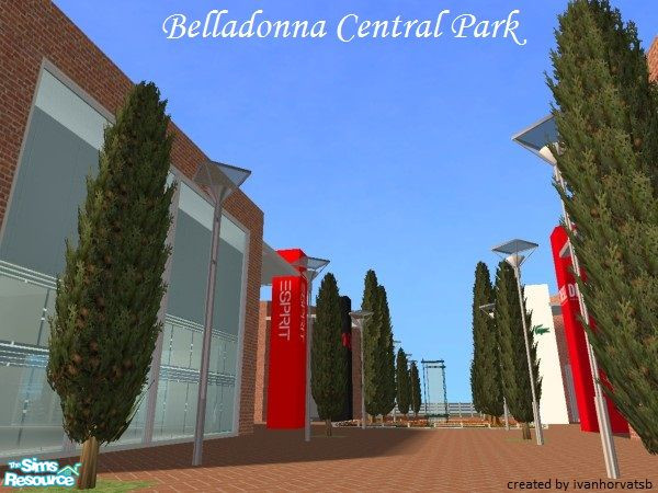 Sims 2 — BELLADONNA CENTRAL PARK by ivanhorvatsb — BELLADONNA CENTRAL PARK; Complete it furnishing and decorating