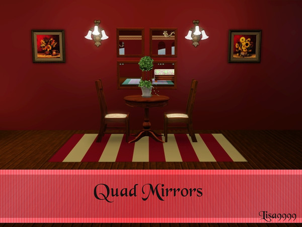Sims 3 — Quad Mirror by lisa9999 — Mirror Quad