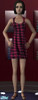 Sims 2 — Pink Plaid Dress. by wingapofather — Pink and black plaid dress for teens. :]