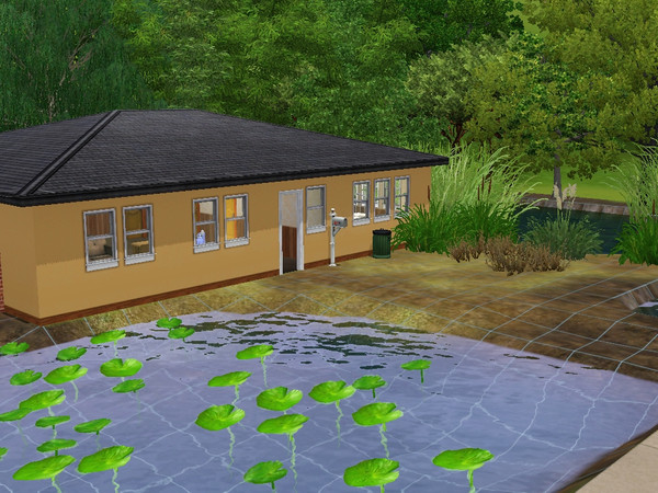 Sims 3 — Back to Basics by confused_claire — This simple home is built on a swamp!! Although there's nothing living in