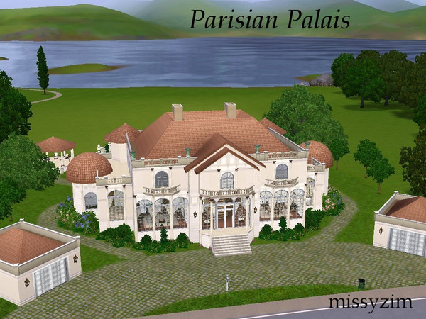 Sims 3 — Parisian Palais by missyzim — This is a beautiful Beaux Arts style mini palace. I recently discovered Beaux Arts
