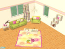 Sims 2 — Spring Livingroom by susilein — Recolor of Jasmines lovely New Livingroom Set from Black Pearl Sims using light