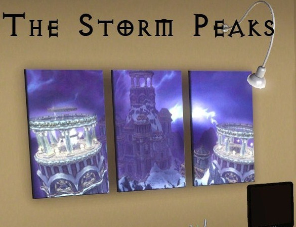 Sims 3 — The Storm Peaks by Darkestfaerie — The Storm Peaks are a mountain range located in the northeast of Northrend.