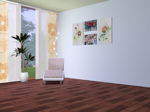 Sims 3 — Multiwallart Rose by CaliDea — Beautiful Rose.