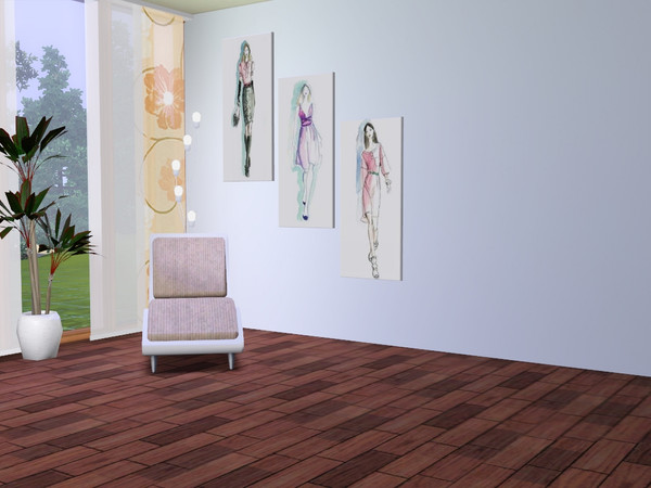 Sims 3 — MultiWallart Fashion 2 by CaliDea — Style your room