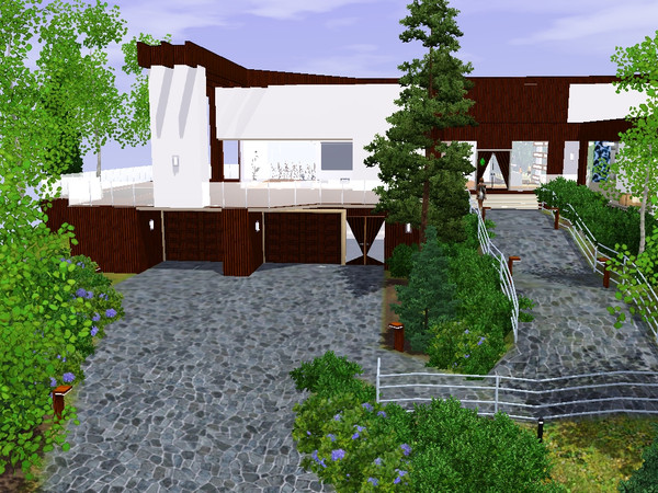 Sims 3 — Scandinavian Dreams-modern house by bbchris6911 — Very sleek design,this house has 1 bedroom,1