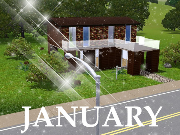 Sims 3 — January  by TSR Archive — January This is a little starter house for your sims i hope you like it its