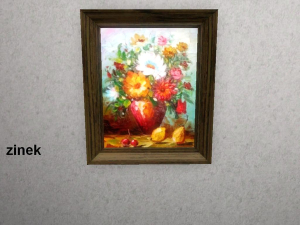 Sims 3 — Flowers by zinek — Painting flowers