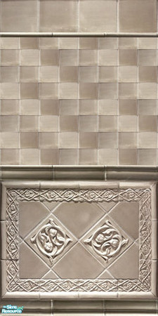 Sims 2 — Chic Bathroom Walls - Foxysensei Chic Bathroom Pancakes & Cr by foxysensei — Tiles walls which are perfect