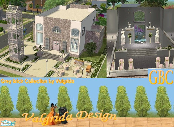 Sims 2 — GBC Wedding Chapel by Valgrida — Can't have a neighborhood without a wedding chapel! Though you can't really do