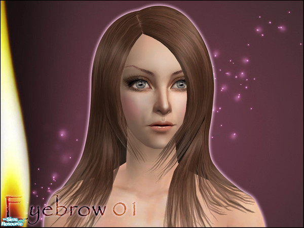 Sims 2 — Eyebrow 01 by monkey6758 — 