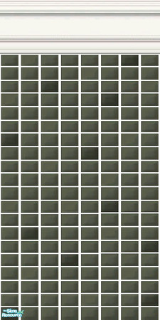 Sims 2 — Green Mini Tiles - Forest Mini Tiles by HollyChappell — Walls covered with mini tiles in relaxing and