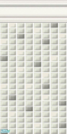 Sims 2 — Green Mini Tiles - Oxygen Mini Tiles by HollyChappell — Walls covered with mini tiles in relaxing and