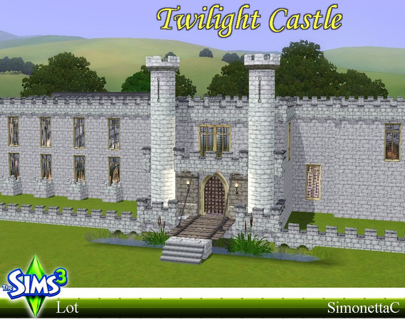 Sims 3 — Twilight castle by SimonettaC — A castle fit for a King! 2 stories comprising of a Great Hall, 9 bedrooms,