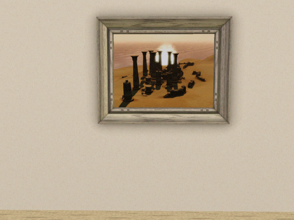 Sims 3 — Painting Landscape Eygpt2 KarnakSun by Peachybitz1 — Painting Landscape Eygpt2 KarnakSun
