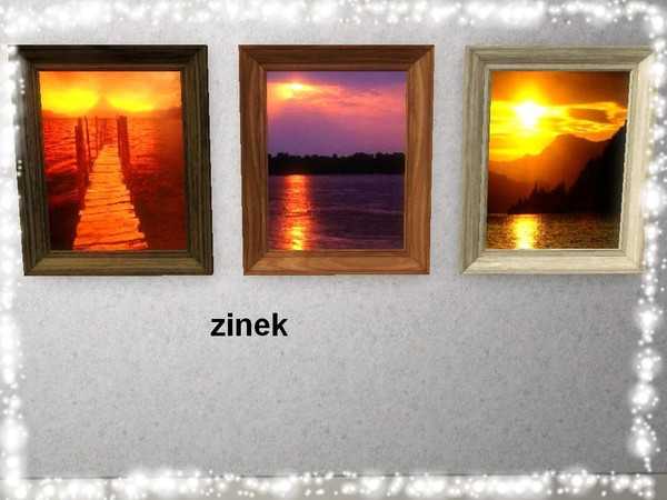 Sims 3 — Sunset 3in1 by zinek — Painting sunset