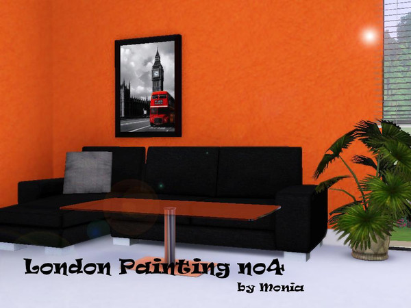 Sims 3 — London Painting no4 by monikaparus — London Painting no4. One of four paintings of London.