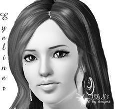 Sims 3 — JDS3 ~ Eyeliner 14 by Dropsi1986 — HAIR: by newsea@TSR