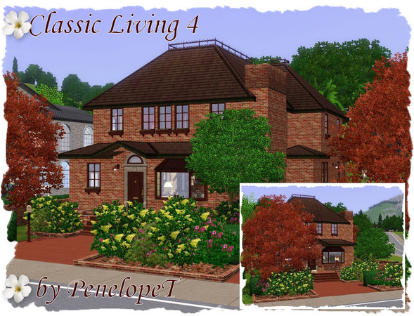Sims 3 — Classic Living 4 by PenelopeT — This home is the final installment of my classic living series. Warmly